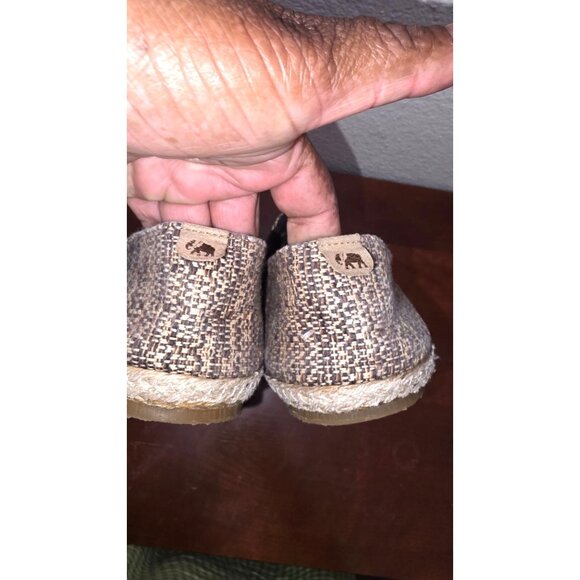 Patara Men's Natural Woven Slip-On Loafers Cork Insole Size 13 - Picture 4 of 8